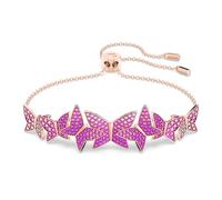 Pulsera Idyllia Lilia, Mariposa, Rosa, Acabado en oro rosa de 18 quilates OS