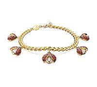 Pulsera Idyllia, Mariquita, Roja, Baño tono oro OS