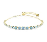 Pulsera Imber, Talla redonda, Azul, Acabado en oro de 18 quilates OS