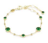 Pulsera Imber, Talla redonda, Verde, Acabado en oro de 18 quilates OS
