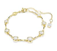 Pulsera Imber, Tallas redondas combinadas, Blanca, Acabado en oro de 18 quilates OS