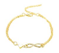 Pulsera Infinita Para Mujer, Pulsera Con Dije De Corazón De Amor, Pulsera Para Hija, Pulsera Para Niñera, Pulsera De Amistad, Joyería Con Símbolo De Infinito Para Mujer, Pulsera Ajustable Para Mujer