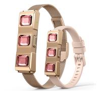 Pulsera inteligente, banda de seguimiento de actividad y fitness, rastreador de sueño 24/7, monitor de frecuencia cardíaca continua durante todo el día, presión arterial y estrés, HRV, más de 170