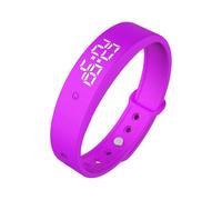 Pulsera inteligente con batería permanente para derrota inmune al agua con alarma silenciosa, observador del sueño, ajuste casual