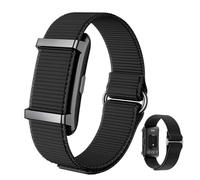 Pulsera inteligente de fitness para hombres y mujeres, reloj inteligente 24/7, monitor de frecuencia cardíaca del sueño, estrés, HRV, más de 170 modos deportivos, 2 bandas, aplicación gratuita negra