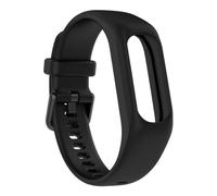 Pulsera inteligente integrada para Garmin Vivosmart 5 con textura de silicona de repuesto (negro)