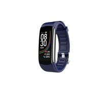 Pulsera inteligente, temperatura, presión arterial, frecuencia cardíaca, protección de la salud, resistente al agua, azul