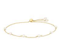 Pulsera Julie Julsen en plata de ley 925 chapada en oro con 8 cuentas de agua...