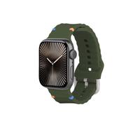 Pulsera - JUSTIN - ActiveFlex - Silicona - Caqui - Compatible con Apple Watch 44/45/46/49/Ultra