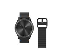 Pulsera - JUSTIN - para Garmin Vivomove Style/Trend - ActiveFlex - Silicona suave 22 mm - Gris