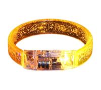 Pulsera LED de 2.95 pulgadas con luz intermitente, accesorio de celebración de, banda luminiscente multicolor con brillo brillante, recuerdo de evento para adolescentes, niñas, niños, mujeres y