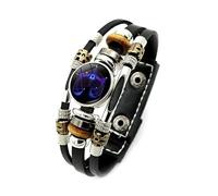 Pulsera Luminosa De 12 Constelaciones Que Brilla En Oscuridad Pulsera Tejida Multicapa Con Signo Zodiaco Pulsera De Astrología Horóscopo Para Parejas Regalo De Joyería Para Hombres Mujeres Libra