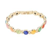 Pulsera Magnética de Acero de Titanio para Mujer, Pulsera de Terapia Magnética Ultrarresistente para Aliviar el Dolor de la Artritis Y Pulseras Magnéticas del Túnel Carpiano para Uso Diario(color)