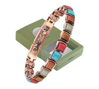 Pulsera magnética para mujer, cobre antiguo, colores magnéticos, 22 cm, cobre, 22 centimeters, Cobre