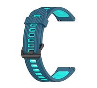 Pulsera Magnética para Sujetar Tornillos Adecuado para Galaxy Watch4 / Reloj de Silicona Bicolor a Correa Deportiva de Color de Contraste 20 mm 5.5-8.7in Pulseras De Silicona (Mint Green, One Size)