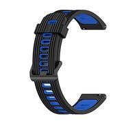 Pulsera Magnética para Sujetar Tornillos Adecuado para Galaxy Watch4 / Reloj de Silicona Bicolor a Correa Deportiva de Color de Contraste 20 mm 5.5-8.7in Pulseras De Silicona para (Blue, One Size)