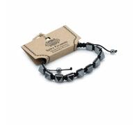 Pulsera Magnética Shamballa de Hematita - Tachuelas