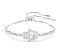 Pulsera Matrix, Mano, Blanca, Baño de rodio OS