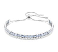 Pulsera Matrix, Talla redonda, Azul, Baño de rodio OS