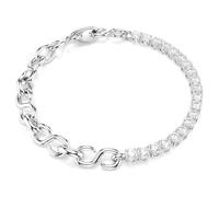 Pulsera Matrix, Talla redonda, Blanca, Baño de rodio OS
