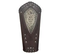 Pulsera medieval, protectores de puños medievales,brazalete de guantelet medieval - Brazalete de guante de piel sintética, protector de puños vintage, accesorios de Cosplay para hombres, fiesta