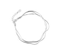 Pulsera minimalista de la Doble-capa del estilo coreano, pulsera geométrica de múltiples capas de moda y personalizada del metal