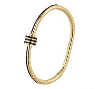 Pulsera minimalista de oro rosa para eventos sociales ligeros, construcción de acero inoxidable con cepillado mate (2)