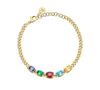 Pulsera Morellato Colores Dorado Multicolor Acero Para Mujer (SAVY04)