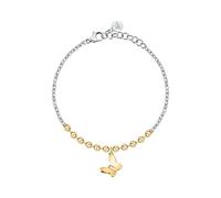 Pulsera Morellato Mujer Mariposa Acero Y Oro Amarillo (SAUN35)