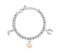 Pulsera Morellato Talismanes Mujer Estrella Luna Caballo de Hierro (SAUY09)
