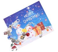 Pulsera Navideña para Mujer, Set Creativo 23 Colgantes y Cadena | Aleación Elegante, Colores Llamativos, Idea Lista para Regalar, Combina Atuendos y Fiestas de Disfraces