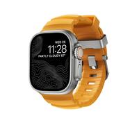 Pulsera Nomad Rocky Point Apple Watch 46mm Naranja/Plateado