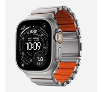 Pulsera Nomad Stratos Band para Apple Watch Ultra 1-11 y SE Titanio Natural