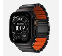Pulsera Nomad Stratos Band para Apple Watch Ultra 1-11 y SE, Titanio Negro