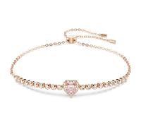 Pulsera One, Corazón, Rosa, Acabado en oro rosa de 18 quilates OS