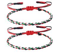 Pulsera palestina gratuita, hecha a mano, ajustable, colorida con bandera palestina, envolvente de amistad para salvar Gaza, de apoyo a Palestina, regalo,