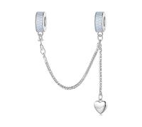 Pulsera Pandora Charms para mujeres con 2 tiras de tapón de intervalo de Goma 925 cuentas de amor de plata esterlina