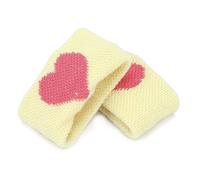Pulsera para aliviar las náuseas, pulseras para aliviar las náuseas por movimiento natural de los viajes, patrón en forma de corazón amarillo