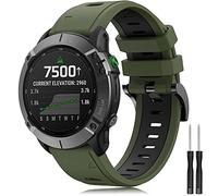 Pulsera para Garmin Fenix 5/Fenix 5 Plus/Fenix 6/Fenix 6 Pro/Fenix 7/Fenix 7 Solar/Forerunner 935/945/Instinct/Forerunner 745/Approach S60/Approach S62/Quatix 5/6 Pulseras 22mm Banda de Silicona