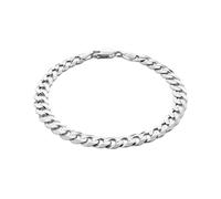 Pulsera Para Hombre De Plata De Ley 925 Con Diseño De Eslabones Clásicos