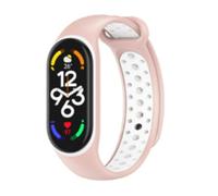 Pulsera para Mi Band 7 Correa Deportiva de Silicona para Miband4 para Miband 5 Correa de muñeca Pulsera de Repuesto para Xiaomi Mi Band 3 5 6 4 Correa, Polvo de raíz de Loto Blanco, para Miband 4