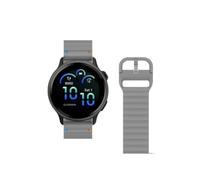 Pulsera para reloj - JUSTIN - ActiveFlex (Garmin Vivoactive 6/5) - 20 mm - Gris - Silicona suave
