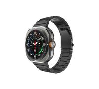 Pulsera para reloj - JUSTIN - Samsung Galaxy Watch Ultra (25/24) - Titanio - Negro - Eslabones tradicionales