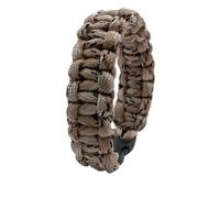 Pulsera Paracord Hombre Supervivencia Militar Cuerda 550 Resistente Hecha a Mano Regalo Aventurero Scout Camping Senderismo Pesca Montaña Estilo Rústico Duradero para Uso Diario (Camufleje)