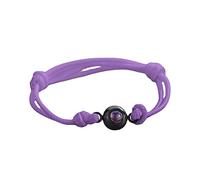 Pulsera personalizable con proyección de fotos circular personalizada con joyas de recuerdo para parejas, regalo de cumpleaños, día de San Valentín (B)