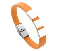 Pulsera personalizada de 1 a 8 nombres para hombre, personalizable, con nombres de familia, correa de silicona para papá, marido, hijo, abuelo, cuentas de acero inoxidable, regalos de joyería para el