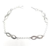 PULSERA PERSONALIZADA INFINITOS PLATA DE LEY - MASBARATA.ES