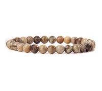 Pulsera Piedra Natural Mujer,Feldespato,21CM