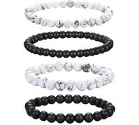 Pulsera Piedras Naturales Mujer,Pulseras De Cristal Natural Hechas A Mano Para Mujer, Brazaletes Con Cuentas De Piedras Preciosas, Elásticos, Amuleto De La Suerte, Pulsera De Yoga Reiki, Joyería De