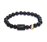 Pulsera Piedras Naturales Mujer,Pulseras Del Zodíaco Para Mujeres Y Hombres, Pulsera De Cuentas De Piedras Preciosas Naturales, Signo Zodiacal, 12 Constelaciones, Brazaletes Del Horóscopo, Pulseras